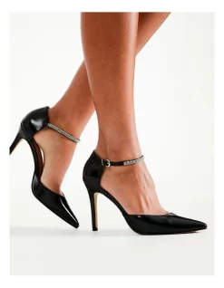 Outlet ❤️ Collection Alya Black Heeled ✨ Shoes 🛒