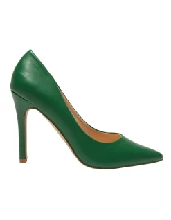 Deals 🌟 Ravella Harbour Heeled 🌟 Shoes In Green Smooth ✨