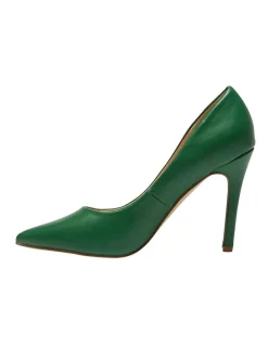 Deals 🌟 Ravella Harbour Heeled 🌟 Shoes In Green Smooth ✨ -Chic Highheels Store unnamed file 4299