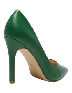 Deals 🌟 Ravella Harbour Heeled 🌟 Shoes In Green Smooth ✨ -Chic Highheels Store unnamed file 4300