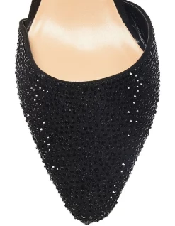 Discount ❤️ Easy Steps Adelle Heeled 🥰 Shoes In Black Fabric 🎁 -Chic Highheels Store unnamed file 4434