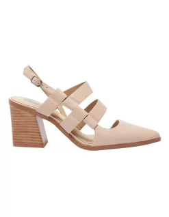 New ❤️ Jane Debster Gloria Glove Heeled Shoes In Blush 🌟