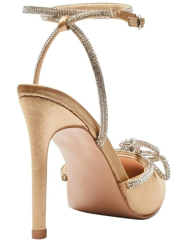 New β¨ Pink Inc Rory Heeled π Shoes In Gold Satin π 4 New β¨ Pink Inc Rory Heeled π Shoes In Gold Satin π - Image 4