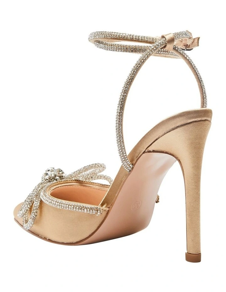 New β¨ Pink Inc Rory Heeled π Shoes In Gold Satin π 6 New β¨ Pink Inc Rory Heeled π Shoes In Gold Satin π - Image 6