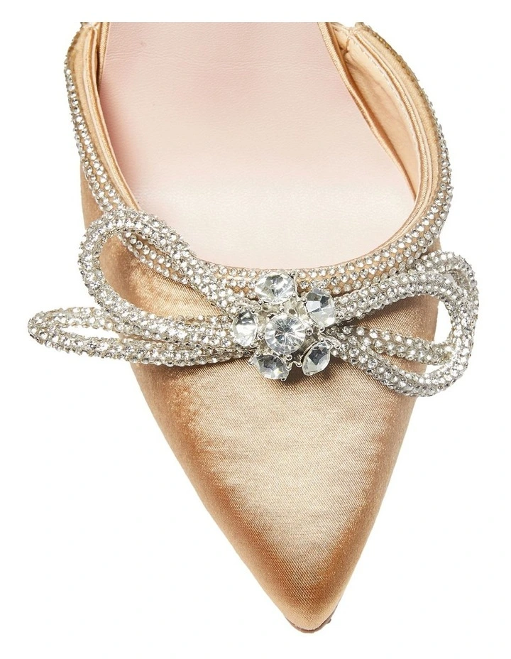 New β¨ Pink Inc Rory Heeled π Shoes In Gold Satin π 7 New β¨ Pink Inc Rory Heeled π Shoes In Gold Satin π - Image 7