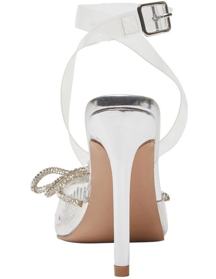 Promo βοΈ Pink Inc Rafi Clear Vinylite Heeled Shoes In Silver π 5 Promo βοΈ Pink Inc Rafi Clear Vinylite Heeled Shoes In Silver π - Image 5
