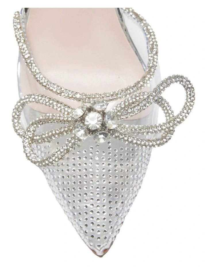 Promo βοΈ Pink Inc Rafi Clear Vinylite Heeled Shoes In Silver π 7 Promo βοΈ Pink Inc Rafi Clear Vinylite Heeled Shoes In Silver π - Image 7