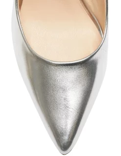 Deals 🧨 Ravella Harbour Heeled Shoes In Silver Metallic 🧨 -Chic Highheels Store unnamed file 4472