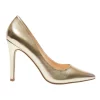 Hot Sale 🌟 Ravella Harbour Heeled Shoes In Gold Metallic 🧨