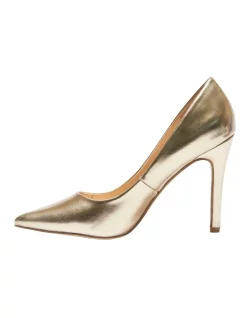 Hot Sale 🌟 Ravella Harbour Heeled Shoes In Gold Metallic 🧨 -Chic Highheels Store unnamed file 4475