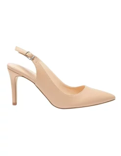 Budget 🔔 Ravella Whiz Heeled 😍 Shoes In Nude Smooth ✔️