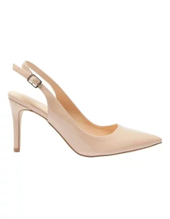 Cheapest ⭐ Ravella Whiz Heeled 🌟 Shoes In Nude Patent ✨