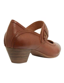 Discount 🎉 Wide Steps Appeal Cognac Glove Heeled Shoes ⌛ -Chic Highheels Store unnamed file 4628