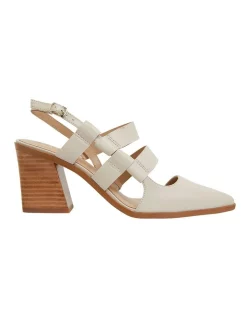 Deals ⭐ Jane Debster Gloria Ivory Glove Heeled 🎁 Shoes 🎁