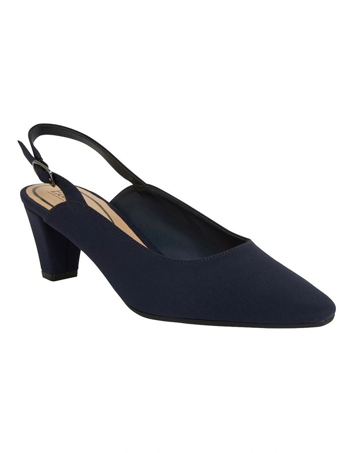 Promo π Easy Steps Agatha Navy Fabric Heeled Shoes π 2 Promo π Easy Steps Agatha Navy Fabric Heeled Shoes π - Image 2