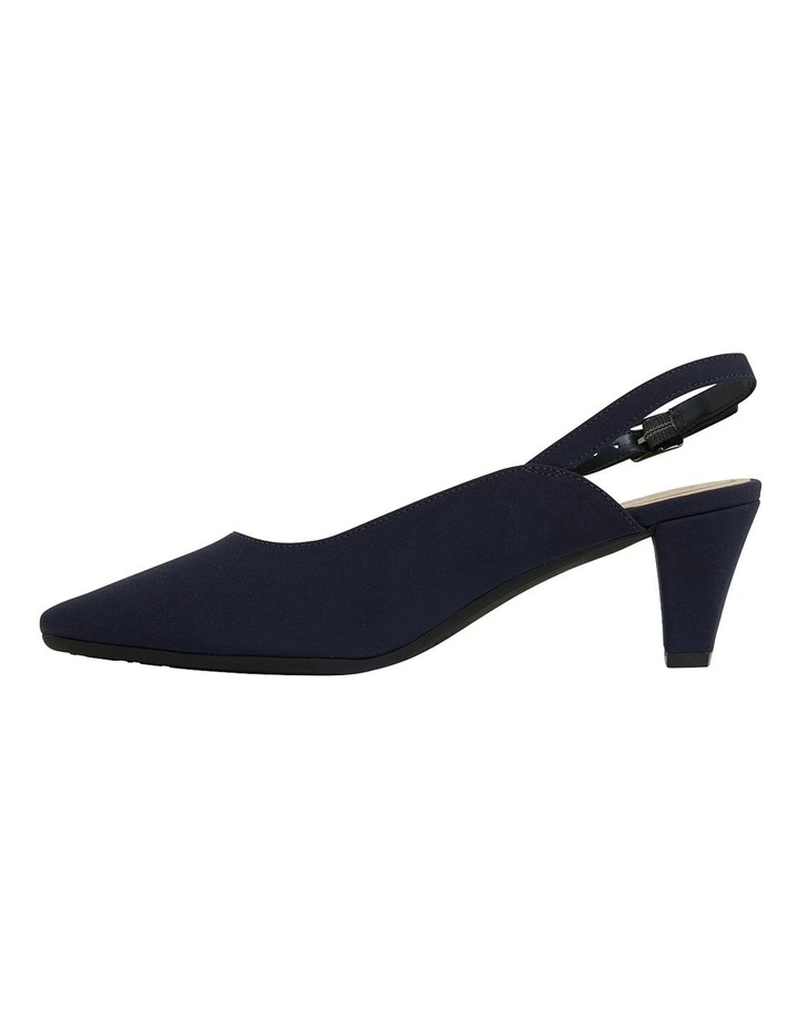 Promo π Easy Steps Agatha Navy Fabric Heeled Shoes π 3 Promo π Easy Steps Agatha Navy Fabric Heeled Shoes π - Image 3