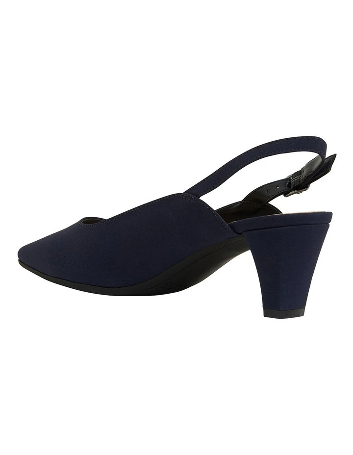Promo π Easy Steps Agatha Navy Fabric Heeled Shoes π 6 Promo π Easy Steps Agatha Navy Fabric Heeled Shoes π - Image 6