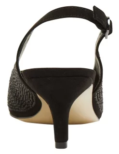 Cheap 😉 Alan Pinkus Teagan Black Fabric Heeled 👍 Shoes ✔️ -Chic Highheels Store unnamed file 4748