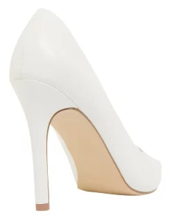 Brand new ✔️ Ravella Harbour Heeled 👍 Shoes In White Smooth 🔔 -Chic Highheels Store unnamed file 4761