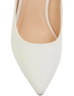 Brand new ✔️ Ravella Harbour Heeled 👍 Shoes In White Smooth 🔔 -Chic Highheels Store unnamed file 4764