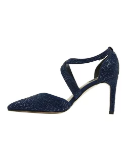 Best reviews of 😀 Alan Pinkus Madison Fabric Heeled Shoes In Navy ✔️ -Chic Highheels Store unnamed file 4774