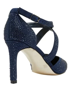 Best reviews of 😀 Alan Pinkus Madison Fabric Heeled Shoes In Navy ✔️ -Chic Highheels Store unnamed file 4775