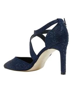 Best reviews of 😀 Alan Pinkus Madison Fabric Heeled Shoes In Navy ✔️ -Chic Highheels Store unnamed file 4777