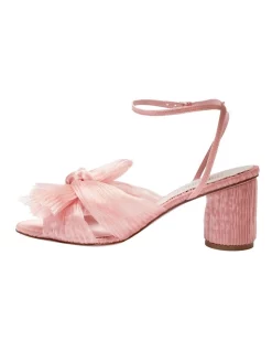 Best Pirce 😍 Pink Inc Secret Pale Pink Fabric Sandals 🎉 -Chic Highheels Store unnamed file 485