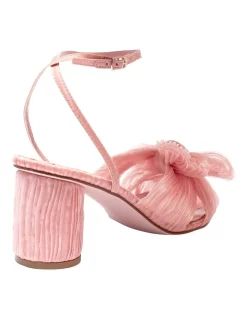 Best Pirce 😍 Pink Inc Secret Pale Pink Fabric Sandals 🎉 -Chic Highheels Store unnamed file 486