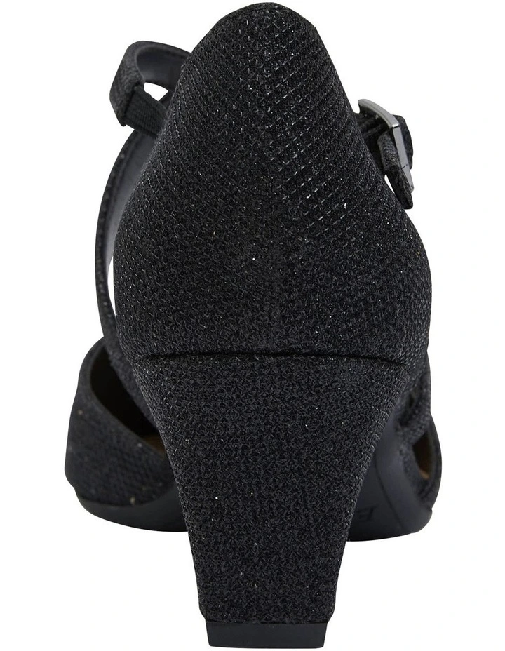 Deals π Easy Steps Adison Black Shimmer Heeled Shoes 𧨠6 Deals π Easy Steps Adison Black Shimmer Heeled Shoes 𧨠- Image 6