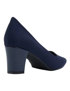 Deals ⭐ Easy Steps Nicole Navy Fabric Heeled 🎉 Shoes 😉 -Chic Highheels Store unnamed file 4989