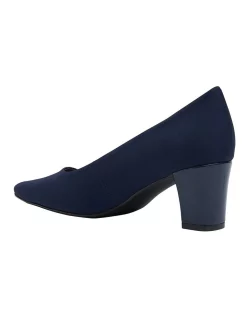 Deals ⭐ Easy Steps Nicole Navy Fabric Heeled 🎉 Shoes 😉 -Chic Highheels Store unnamed file 4990