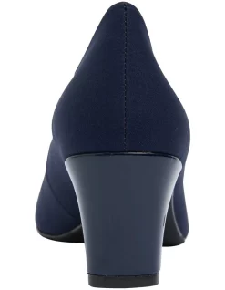 Deals ⭐ Easy Steps Nicole Navy Fabric Heeled 🎉 Shoes 😉 -Chic Highheels Store unnamed file 4991