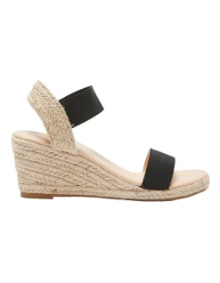 Outlet ✨ Easy Steps Summit Elastic Sandals In Black/Beige 🛒