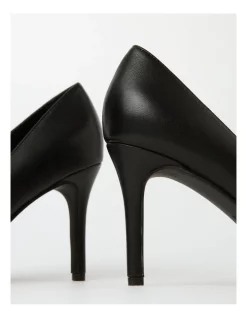 Hot Sale 😍 Basque Tia Smooth Leather Heeled ⭐ Shoes In Black ✨ -Chic Highheels Store unnamed file 5249