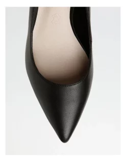 Hot Sale 😍 Basque Tia Smooth Leather Heeled ⭐ Shoes In Black ✨ -Chic Highheels Store unnamed file 5252