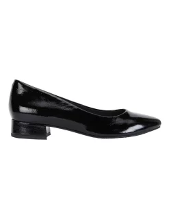 Best reviews of βοΈ Easy Steps Janine Black Crinkle Patent Heeled π€© Shoes β€οΈ
