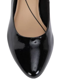 Best reviews of ✔️ Easy Steps Janine Black Crinkle Patent Heeled 🤩 Shoes ❤️ -Chic Highheels Store unnamed file 5278