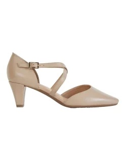 Cheapest β€οΈ Easy Steps Adison Nude Glove Heeled Shoes π
