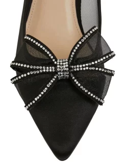 Hot Sale 🔥 NINA Brite Black Satin Heeled Shoes 🎉 -Chic Highheels Store unnamed file 5433