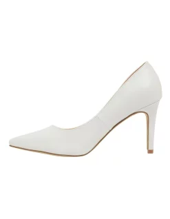 Discount 👏 Ravella Wild White Smooth Heeled 🌟 Shoes ⭐ -Chic Highheels Store unnamed file 5495
