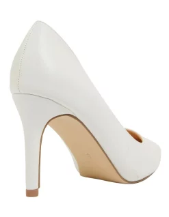 Discount 👏 Ravella Wild White Smooth Heeled 🌟 Shoes ⭐ -Chic Highheels Store unnamed file 5496