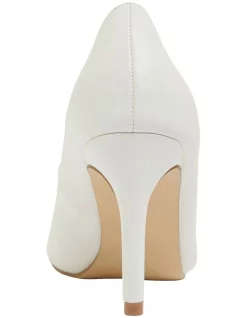 Discount 👏 Ravella Wild White Smooth Heeled 🌟 Shoes ⭐ -Chic Highheels Store unnamed file 5497