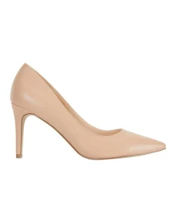 Outlet ⭐ Ravella Wild Nude Smooth Heeled 👏 Shoes ⭐