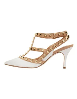 Brand new ✨ Pink Inc Sphinx White Kid/Nude 😉 -Chic Highheels Store unnamed file 5561