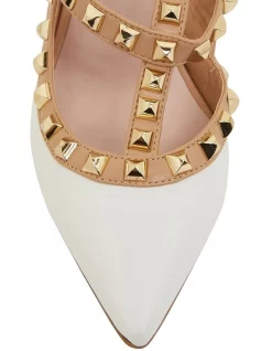 Brand new ✨ Pink Inc Sphinx White Kid/Nude 😉 -Chic Highheels Store unnamed file 5564