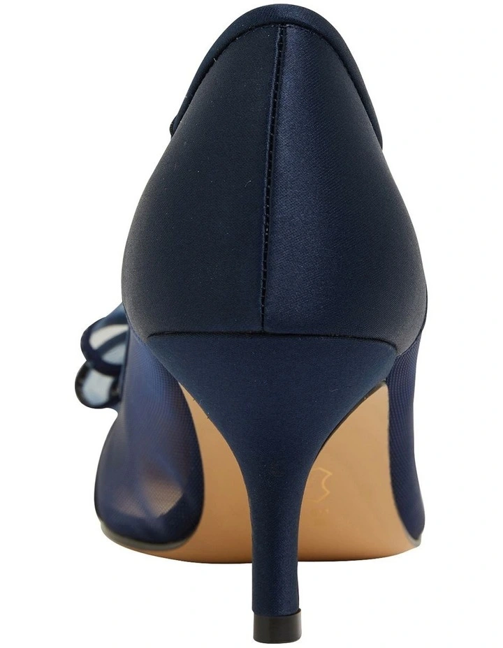 Hot Sale β NINA Brite New Navy Satin Heeled Shoes π 5 Hot Sale β NINA Brite New Navy Satin Heeled Shoes π - Image 5