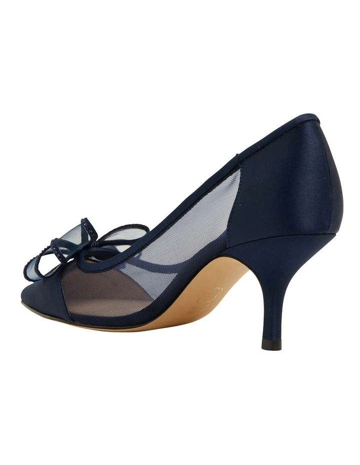 Hot Sale β NINA Brite New Navy Satin Heeled Shoes π 7 Hot Sale β NINA Brite New Navy Satin Heeled Shoes π - Image 7