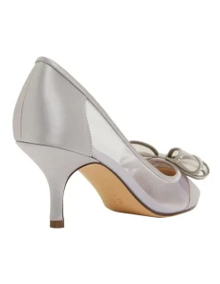 New ✨ NINA Brite Silver Satin Heeled 💯 Shoes ✔️ -Chic Highheels Store unnamed file 5576