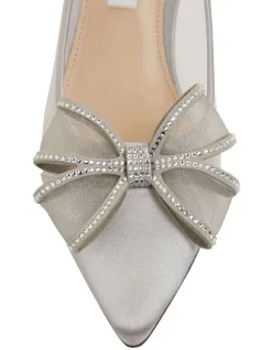 New ✨ NINA Brite Silver Satin Heeled 💯 Shoes ✔️ -Chic Highheels Store unnamed file 5578